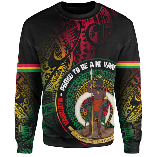 Vanuatu Sweatshirt Custom Vanuatu Proud To Be A Ni Van Design