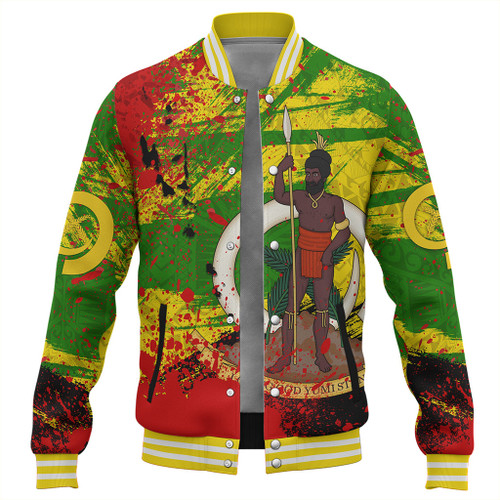 Vanuatu Baseball Jacket Tribal Grunge Style