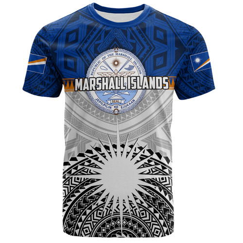 Marshall Islands T-Shirt Micronesian Coat Of Arms