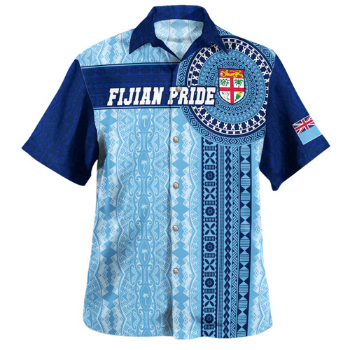 Fiji Hawaiian Shirt - Custom Forever Fiji Tapa Pattern Design