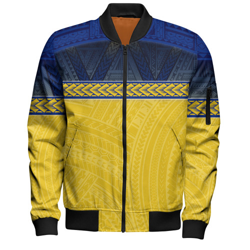 Micronesian Culture Tribal Patterns Special Design Bomber Jacket