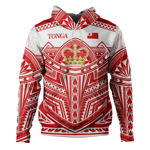 Tonga Hoodie Seal Tribal Flag Color Design