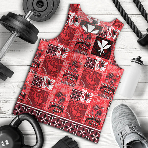 Hawaii Tank Top Traditional Hawaiian Floral Designs