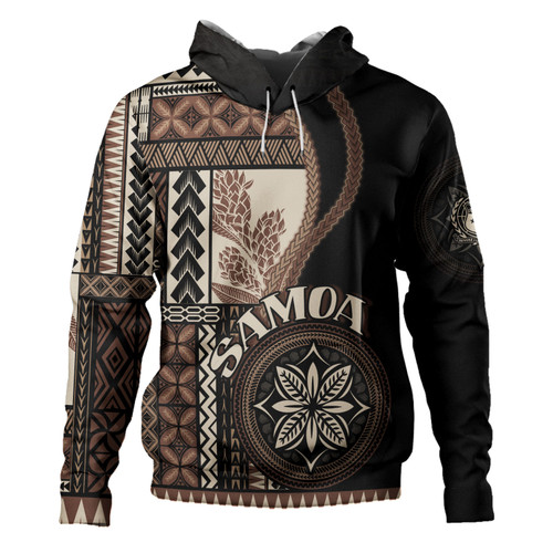 Samoa Hoodie Custom Samoan Siapo Motif Classic Style