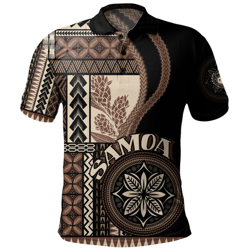 Samoa Polo Shirt Custom Samoan Siapo Motif Classic Style