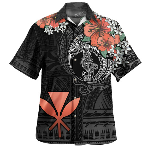 Hawaii Hawaiian Shirt Kanaka Maoli Seahorse Polynesian Tattoo