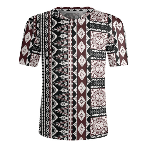 Fiji Rugby Jersey Bula Fiji Masi Motif Brown Color Design