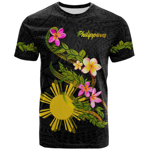 Philippines Filipinos T-Shirt Custom Plumeria Tribal