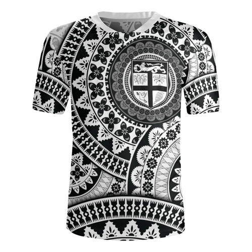 Fiji Rugby Jersey Bula Fijian Circle Pattern Design
