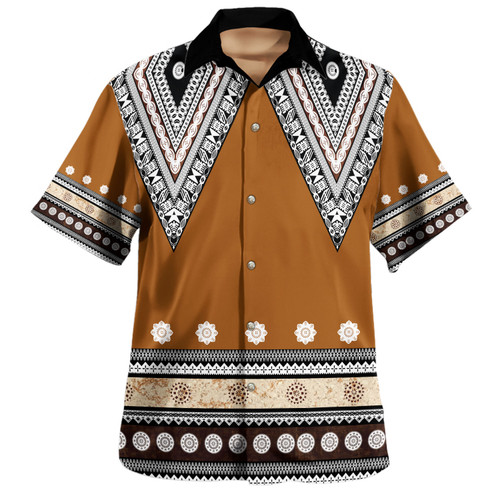 Fiji Hawaiian Shirt Masi Tapa Design