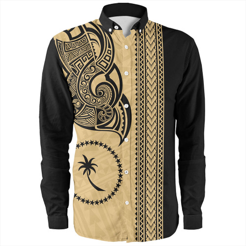 Chuuk State Long Sleeve Shirt Polynesia Coat Of Arms Tribal Tattoo