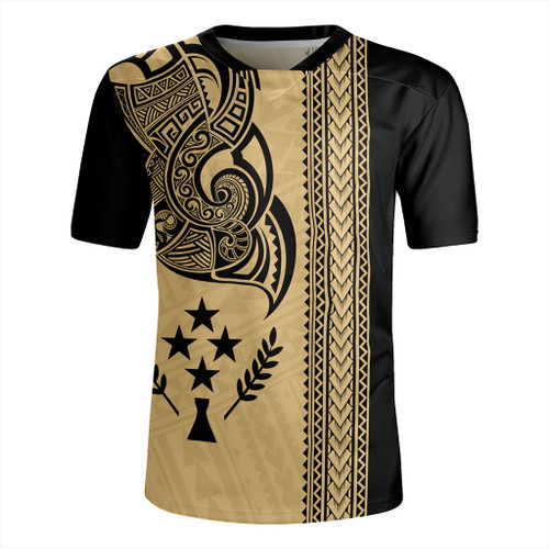 Kosrae Rugby Jersey Polynesia Coat Of Arms Tribal Tattoo