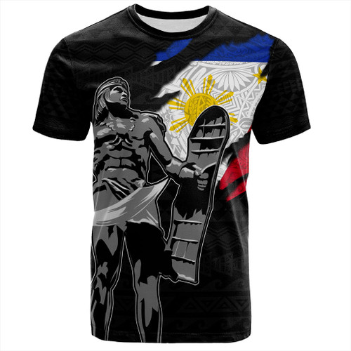 Philippines Filipinos T-Shirt Tribal Polynesia Lapu Lapu Crack Style