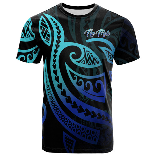 (Na Mele) T-Shirt - Turtle Tattoo Style Ocean