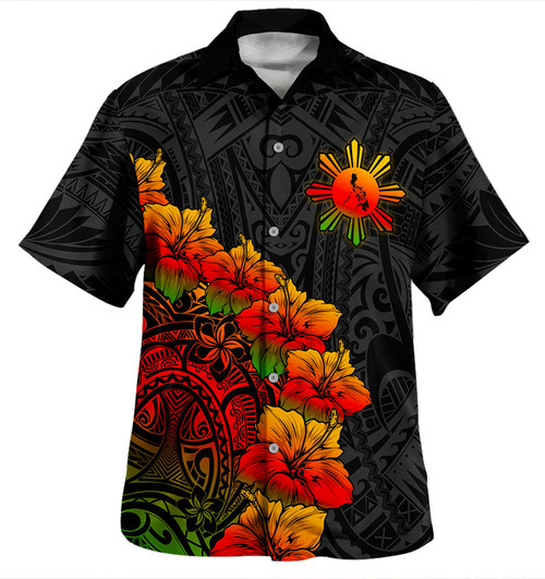 Philippines Filipinos Hawaiian Shirt Style Tropical