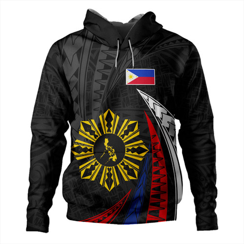Philippines Filipinos Hoodie Independence Day Polynesia Tribal Wave