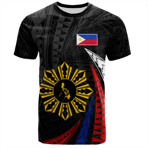 Philippines Filipinos T-Shirt Independence Day Polynesia Tribal Wave