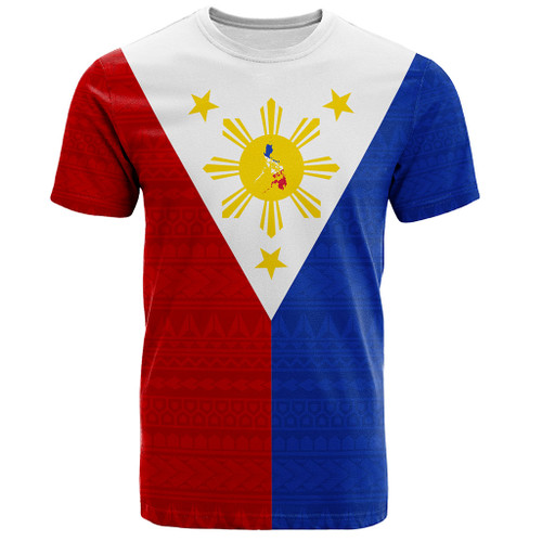 Philippines Filipinos T-Shirt Polynesia Tribal Flag