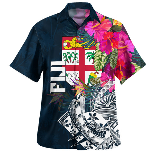 Fiji Hawaiian Shirt Custom Personalised Polynesian Summer Vibes1