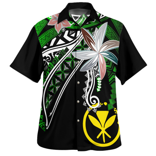Hawaii Hawaiian Shirt Custom Personalised Fanciful Forest Green1