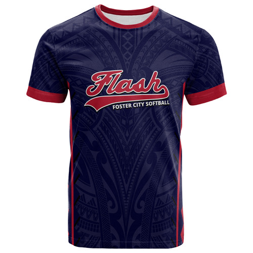 (FLASH - Sleeves) Custom Personalised T-Shirt Polynesian Tattoo