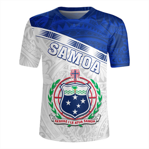 Samoa Rugby Jersey Coat Of Arms Tribal