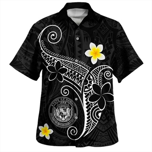 Hawaii Hawaiian Shirt Coat Of Arms Polynesia Floral Tribal