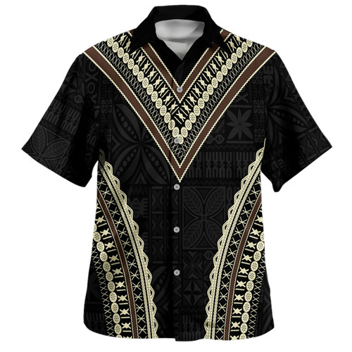Fiji Hawaiian Shirt Bula Tapa Style