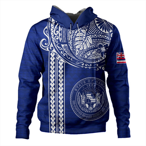 Hawaii Hoodie State of Hawaii Polynesian Tribal Classic Style