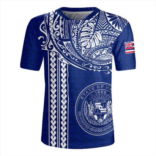 Hawaii Rugby Jersey State of Hawaii Polynesian Tribal Classic Style