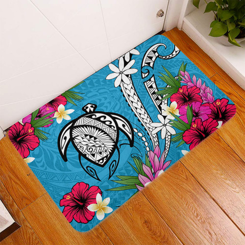 Hawaii Door Mat Tribal Polynesia Tropical Summer