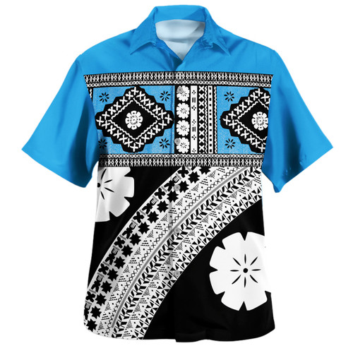 Fiji Hawaiian Shirt Traditional Design Tapa Clothes