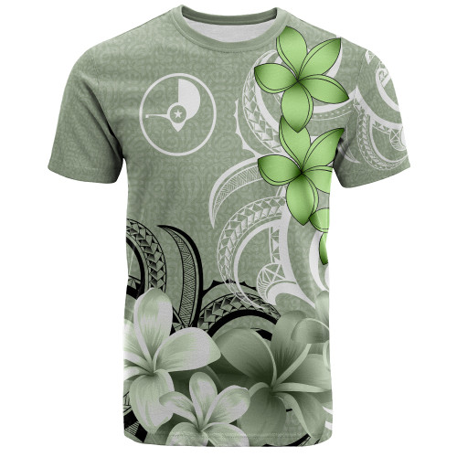Yap State T-Shirt Custom Personalised Floral Spirit Sage Green1