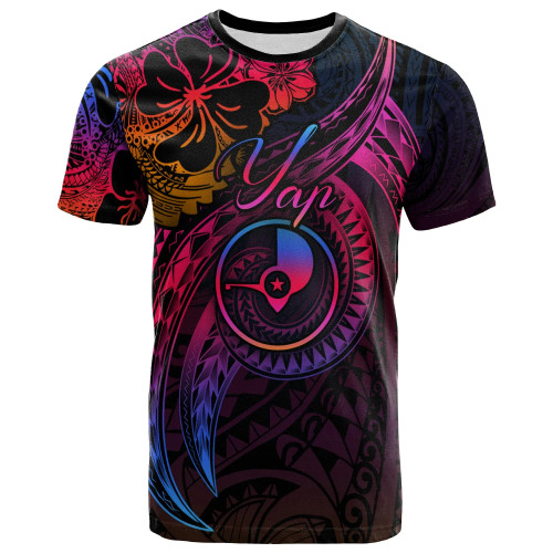 Yap State T-Shirt - Rainbow Style 1