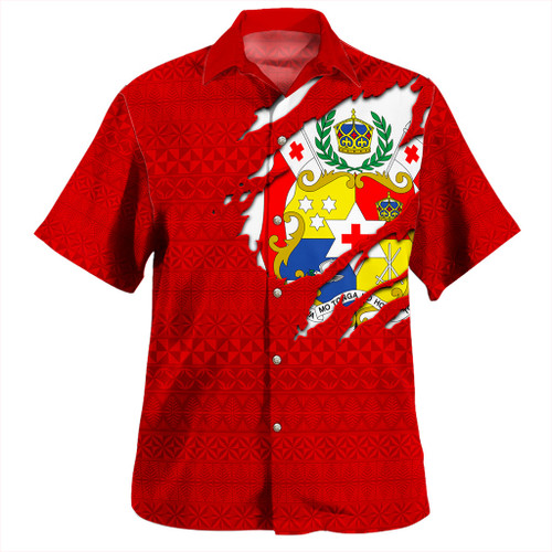 Tonga Hawaiian Shirt Ngatu Crack Style Ver.1