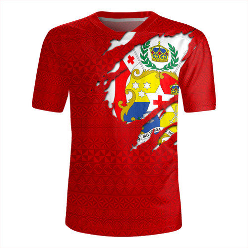 Tonga Rugby Jersey Ngatu Crack Style Ver.1