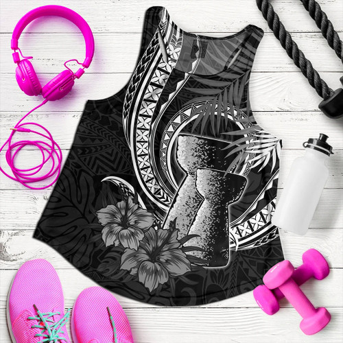 Guam Women Tank Tribal Latte Stone Tropical Style