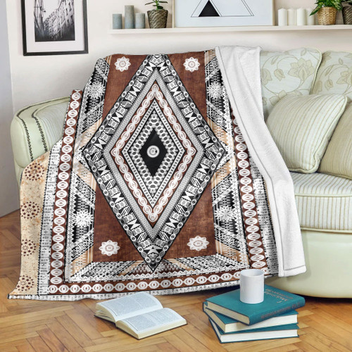 Fiji Premium Blanket Tapa Design