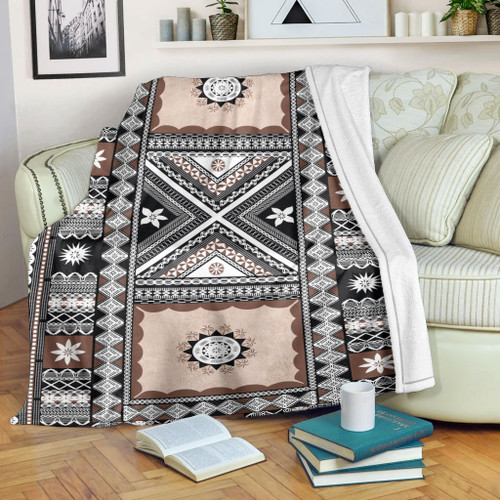 Fiji Premium Blanket Tapa Massi Design