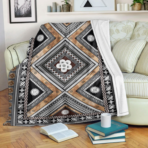 Fiji Premium Blanket Tapa Massi Design