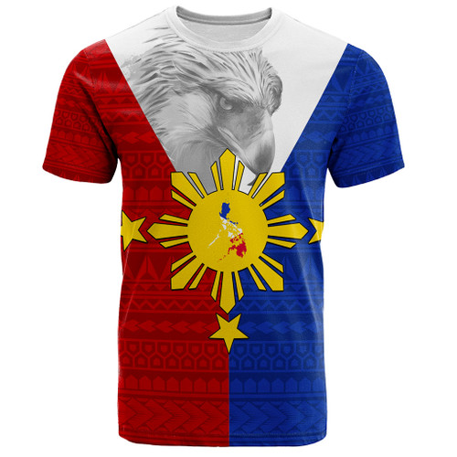 Philippines Filipinos T-Shirt Polynesia Tribal Flag Eagles