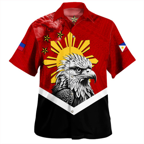 Philippines Filipinos Hawaiian Shirt Eagles Polynesian Art Dawring
