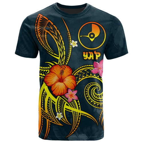 YAP Polynesian T-Shirt - Legend of YAP (Blue) 1