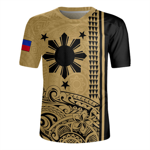 Philippines Filipinos Rugby Jersey Sun Star Tribal Polynesia Style