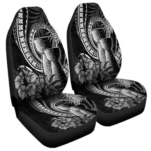 Guam Car Seat Covers Tribal Latte Stone Tropical Style