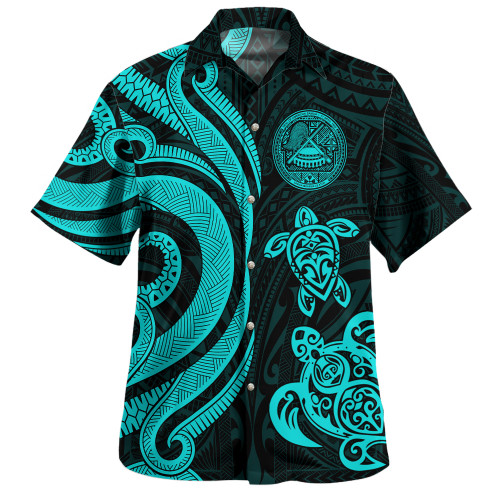 American Samoa Hawaiian Shirt Tentacle Turtle1