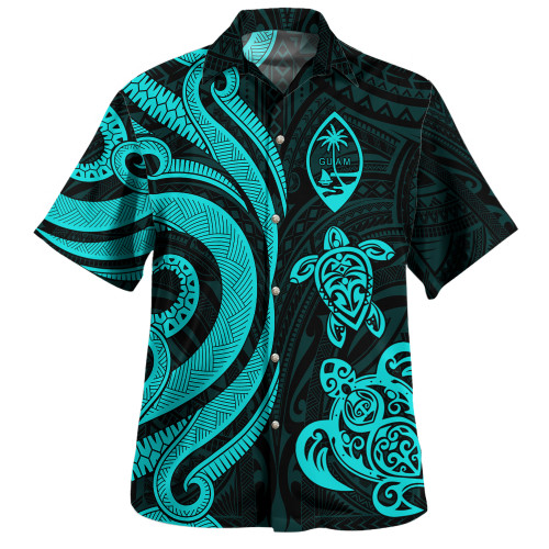 Guam Hawaiian Shirt Tentacle Turtle1