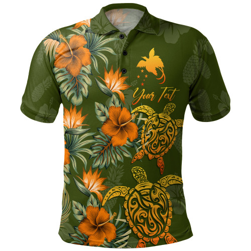Papua New Guinea Polo Shirt Custom Personalised Polynesian Tropical Summer1