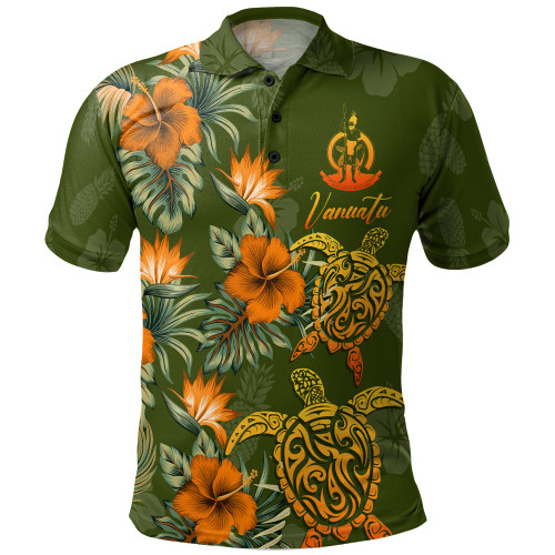 Vanuatu Polo Shirt Custom Personalised Polynesian Tropical Summer1