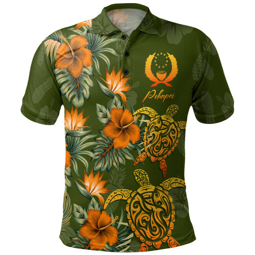 Pohnpei State Polo Shirt Custom Personalised Polynesian Tropical Summer1